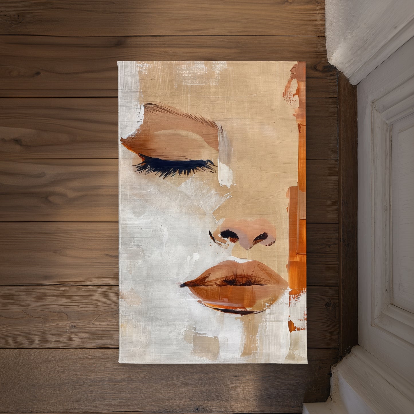 Half White Indoor Outdoor Door Mat | Stylish Home Decor