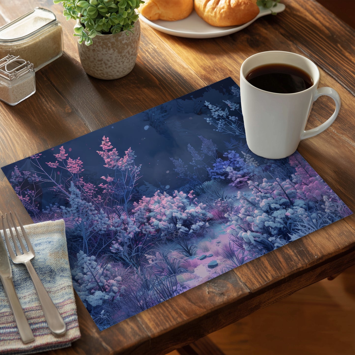 Cold Night Polyester Placemat | Stylish Home Decor Accent