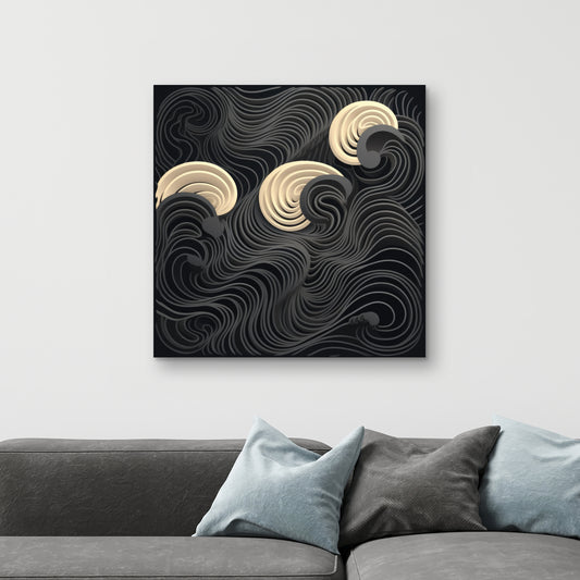 Layers - 32"x32" Canvas