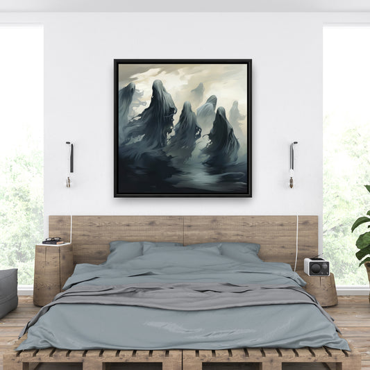 Cursed lands - 36"x36" Framed canvas