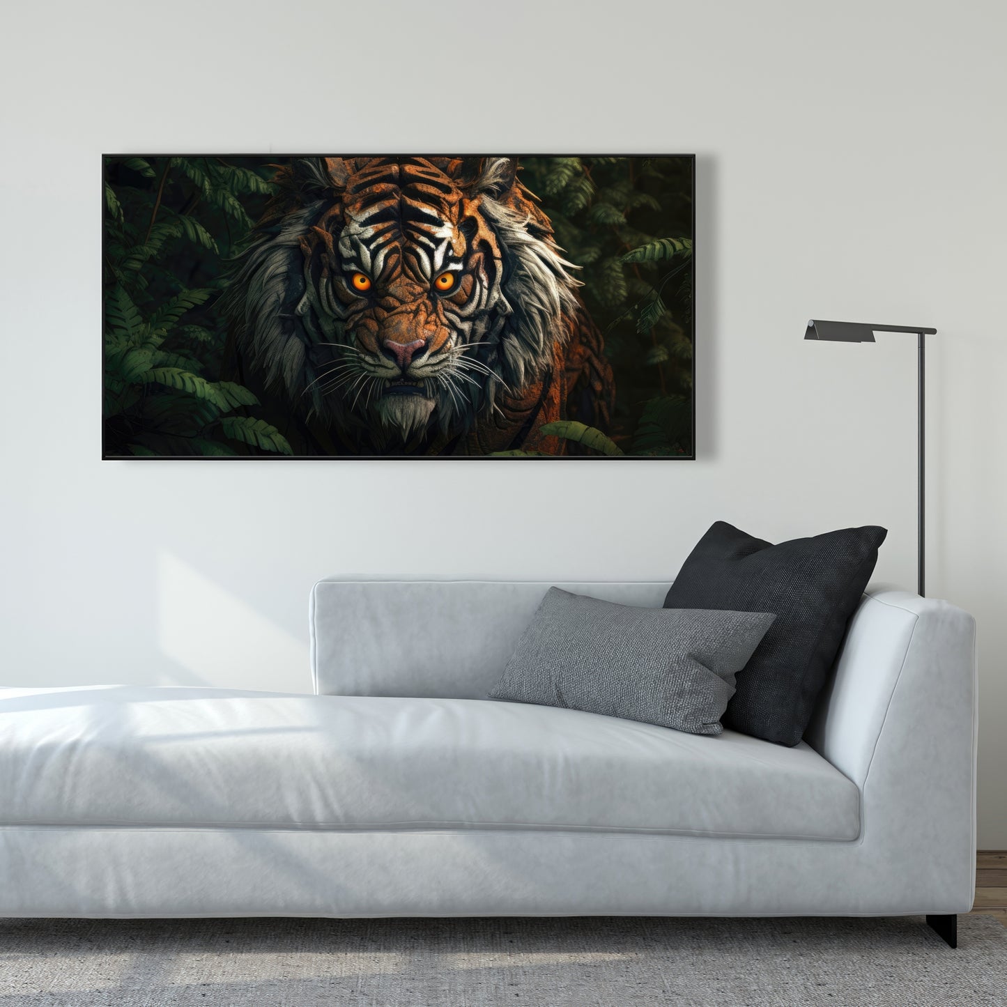 Predator Green Framed Canvas - Stylish Home Decor Accent