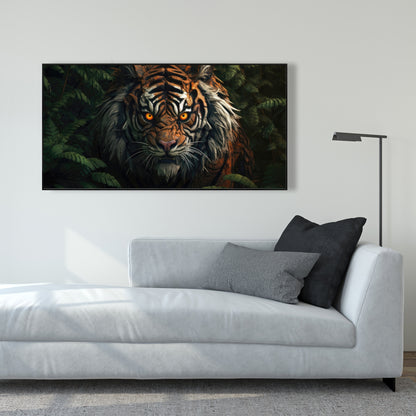 Predator Green Framed Canvas - Stylish Home Decor Accent