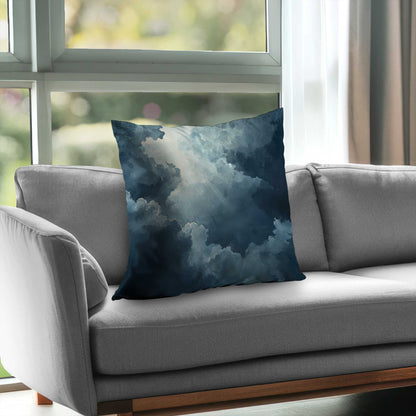 Afterglow Blue Poly Twill Throw Pillow Insert | Home Decor