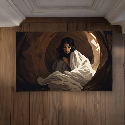 Warm Embrace Brown Indoor Outdoor Door Mat | Home Decor