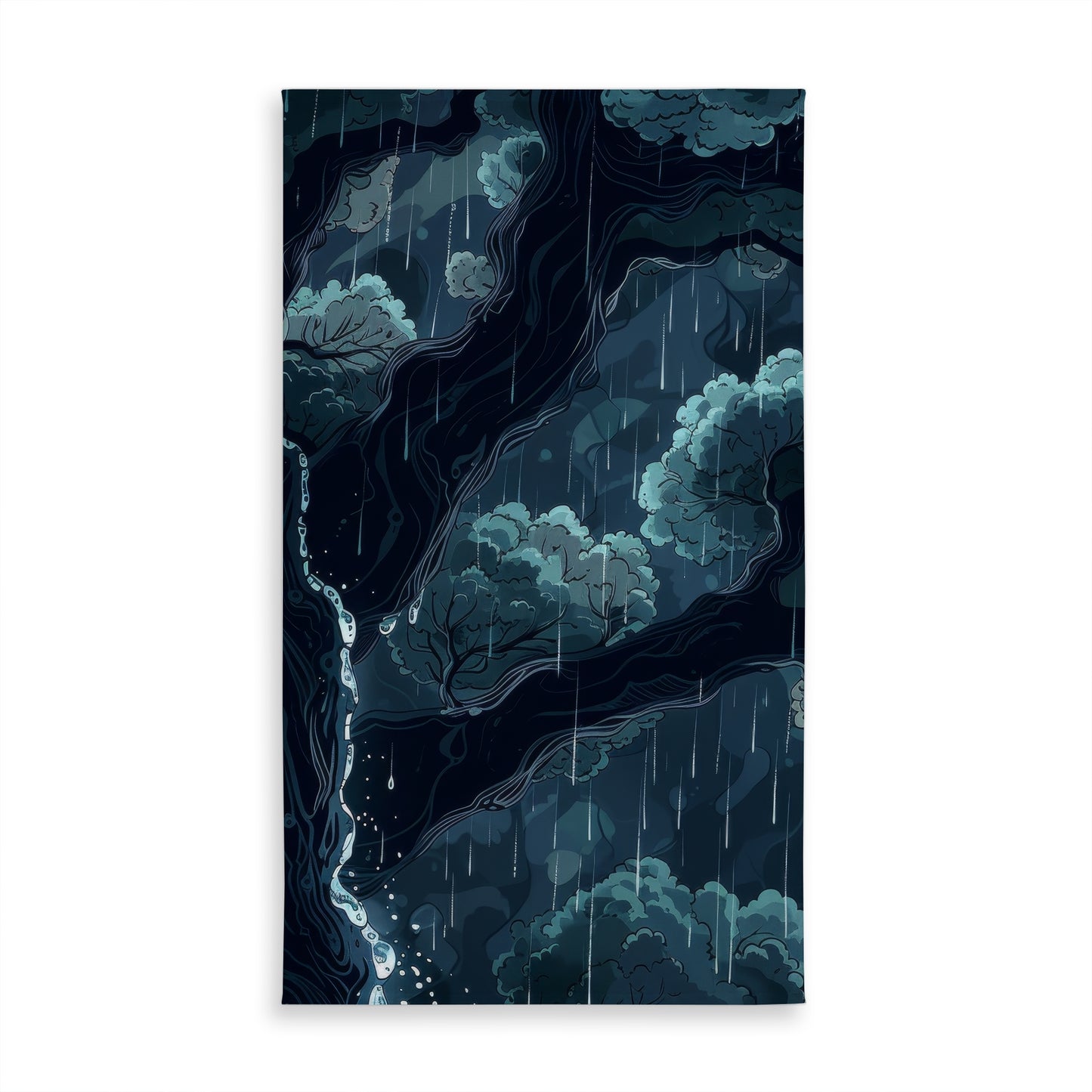 Canopy White Indoor Outdoor Tablecloth for Home Decor