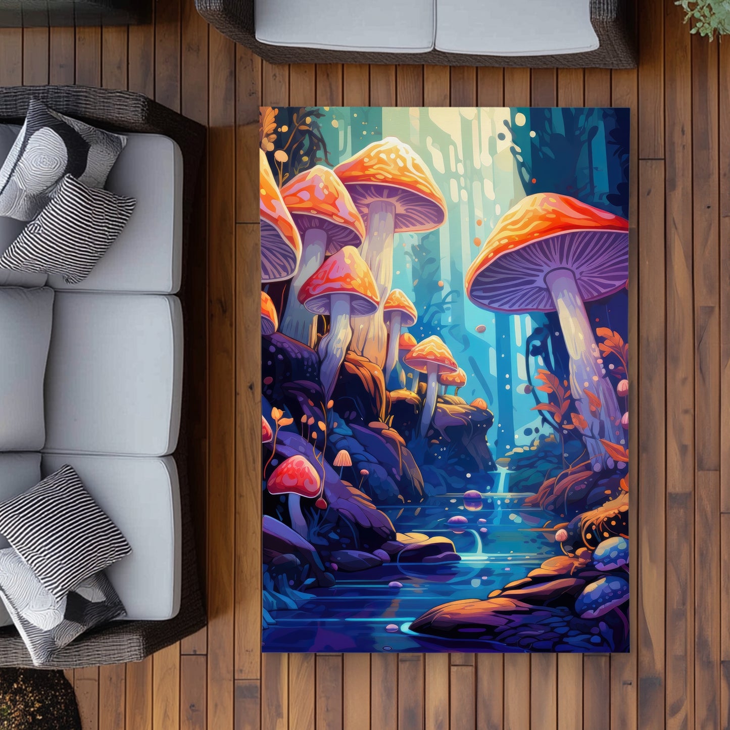 Take a look at that - Purple Outdoor Area Rug for Home Decor