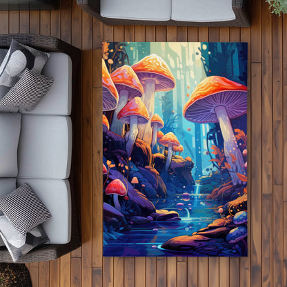 Take a look at that - Purple Outdoor Area Rug for Home Decor