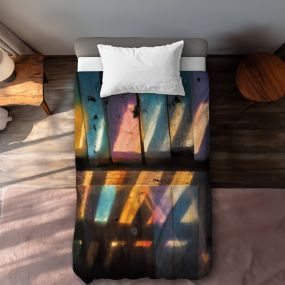 Casting rainbows - 88"x88" Duvet Cover