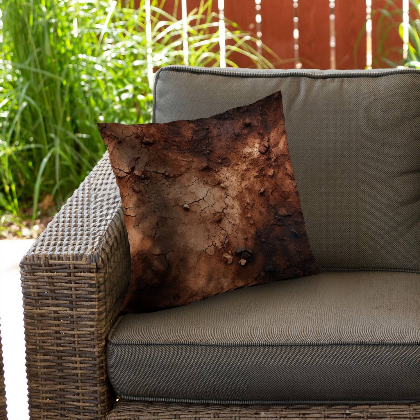 Cracking - Throw pillow - Print on demand