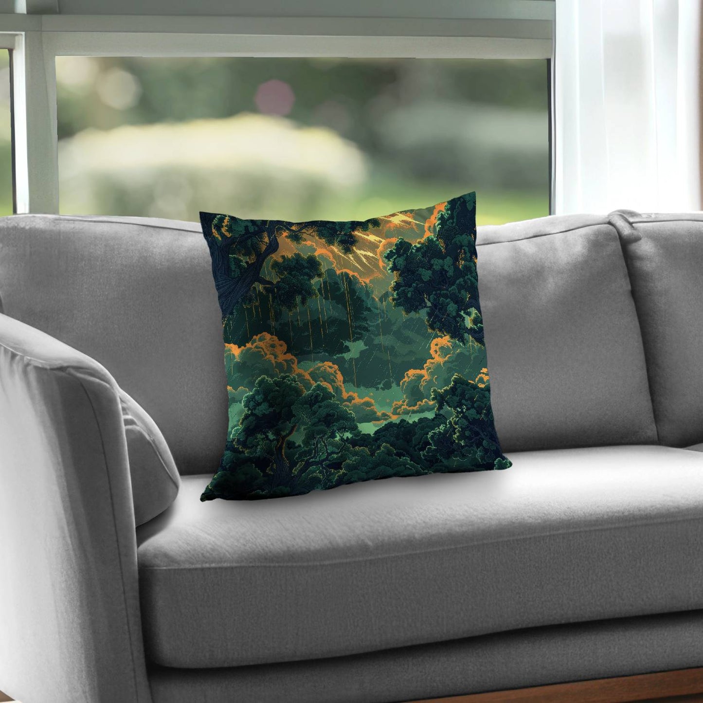 Drops - Throw pillow - Print on demand