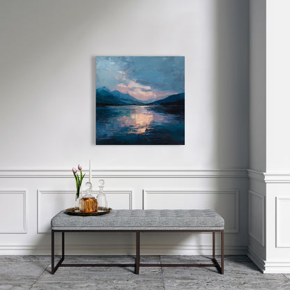 Reflect Pink Canvas - Stylish Home Decor Accent Piece