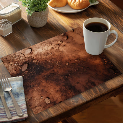 Digging Black Polyester Placemat for Stylish Home Decor