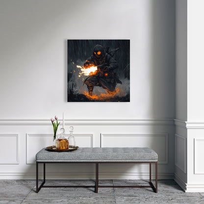 Scorch White Canvas - Stylish Home Decor for Any Space