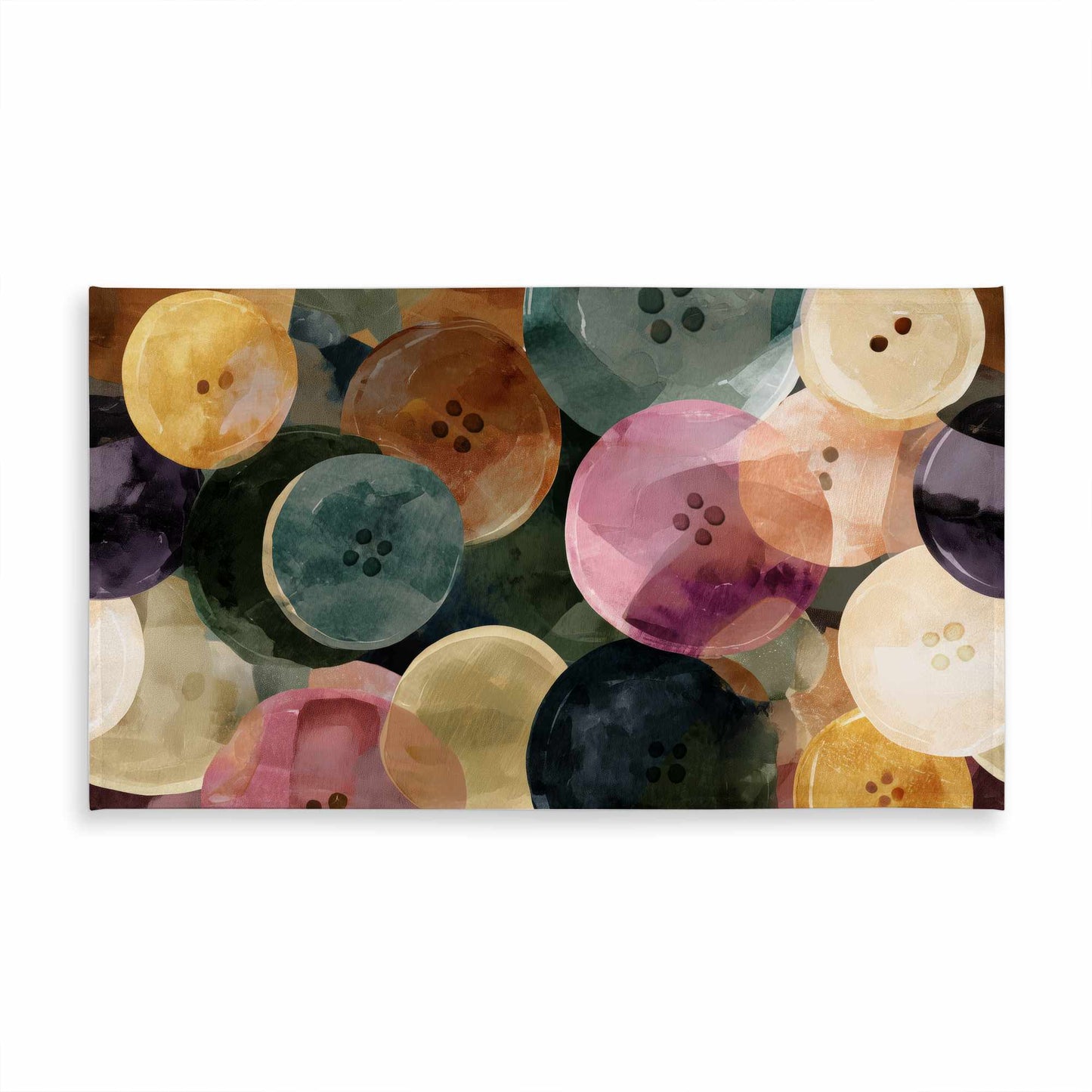 Nappe Boutons Colorés Décor Intérieur Extérieur