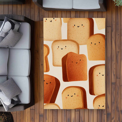 Tapis d'extérieur Toasty Smiles | Décoration d'intérieur durable