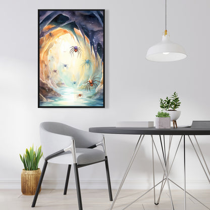 Dire - 36"x36" Framed canvas