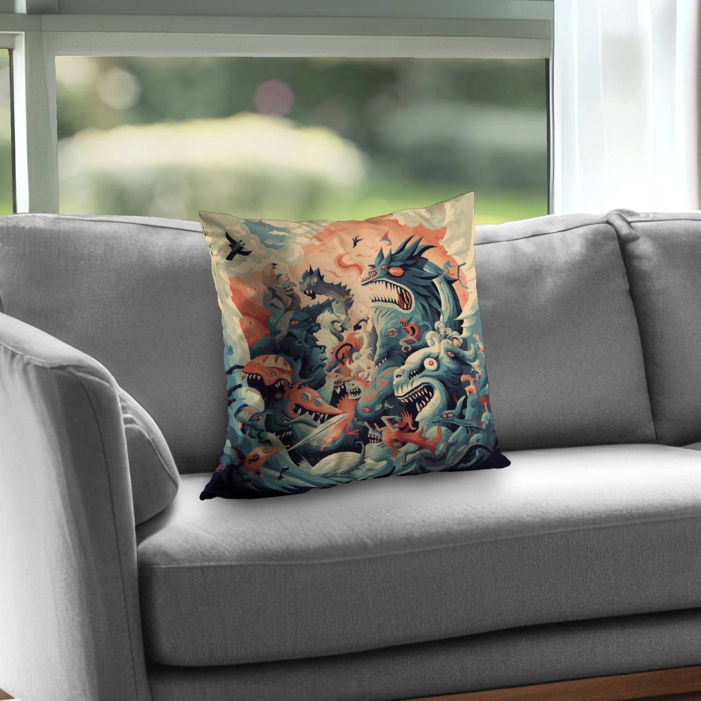 Before time - Throw pillow - Print on demand