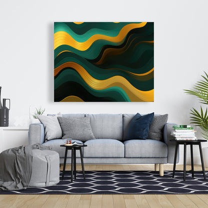 Golden harmony - 32"x32" Canvas