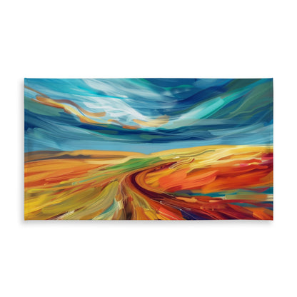 Land Flow Indoor Outdoor Tablecloth | Stylish Home Decor