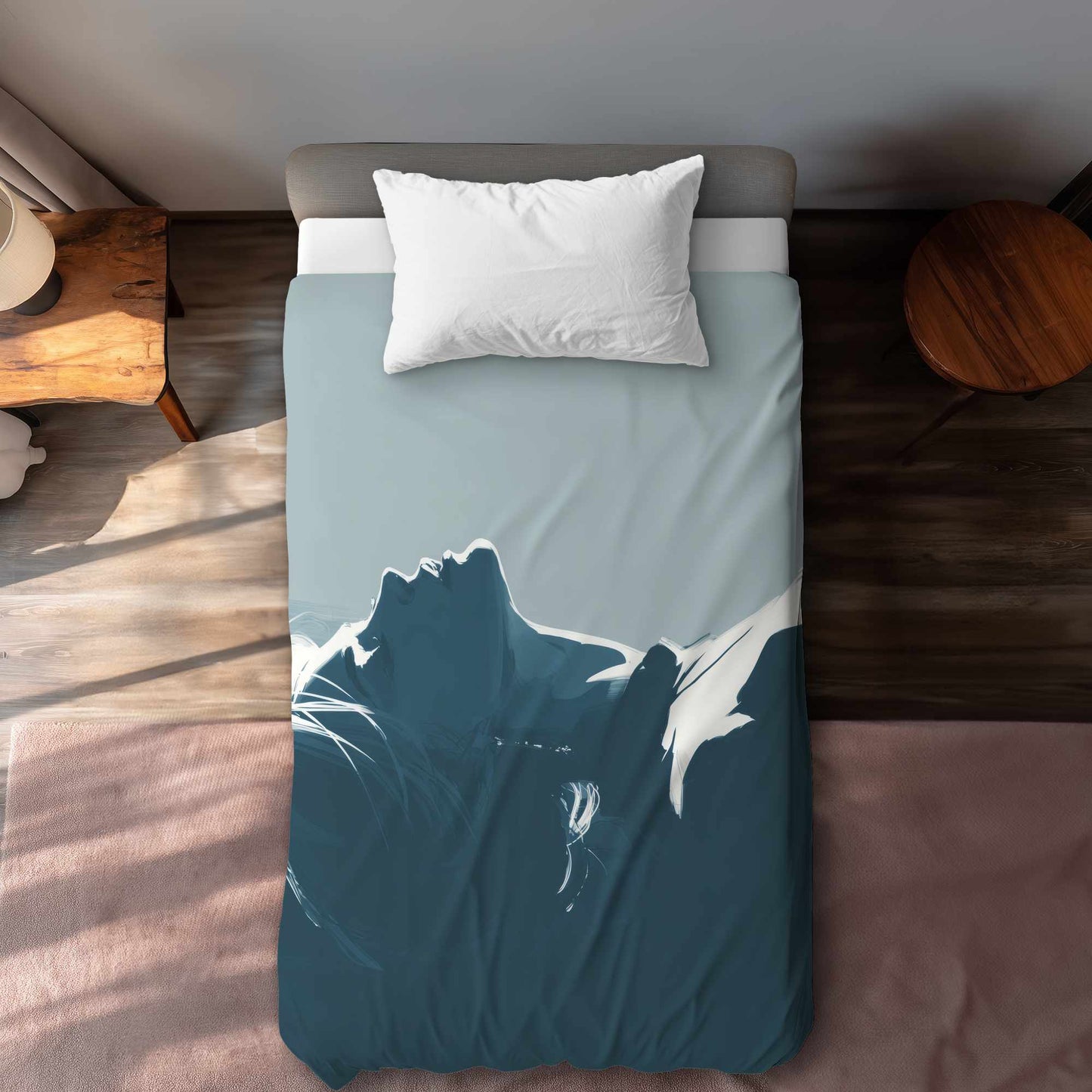 Housse de couette Silent Light Glow | Linge de lit douillet pour une décoration intérieure chaleureuse