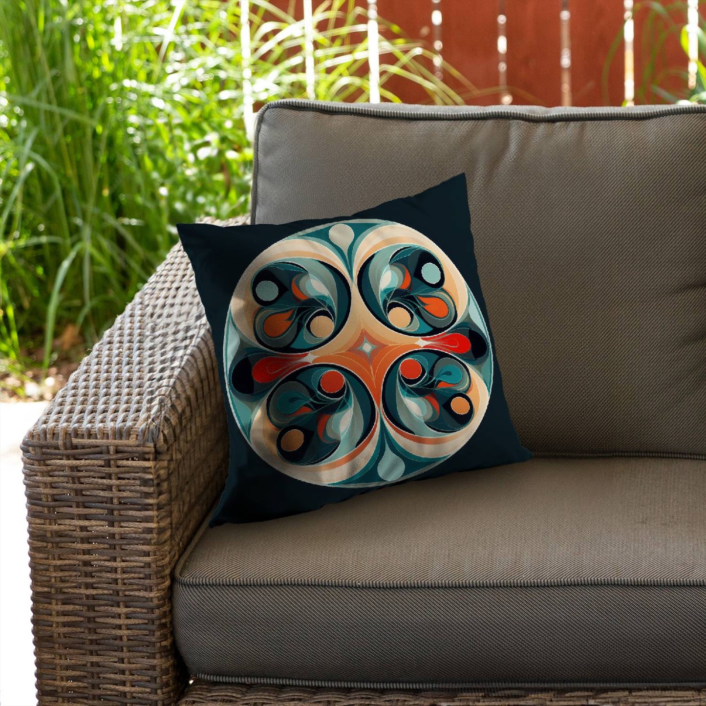 Opening your mind - Throw pillow - Print on demand