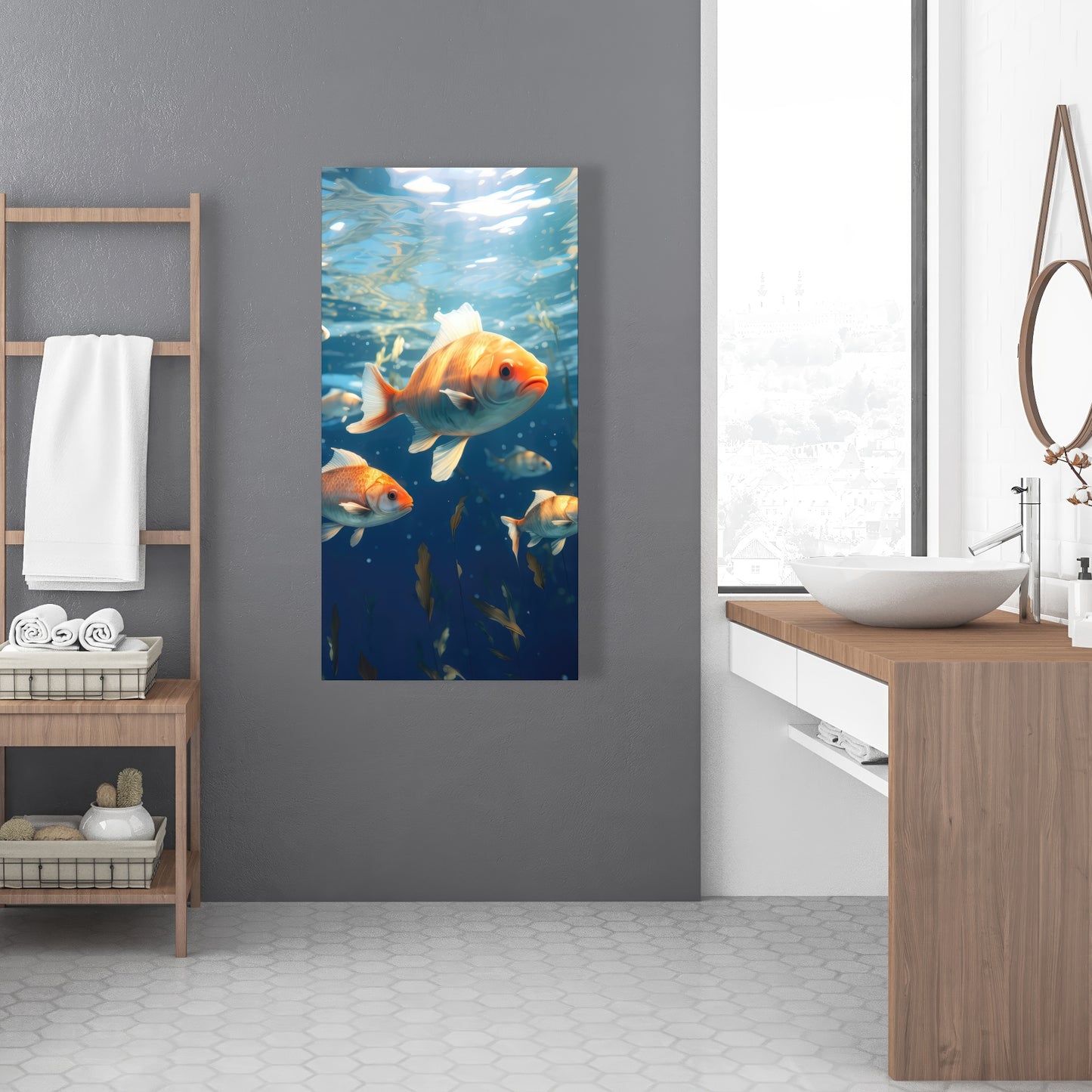 Free flow - 32"x32" Canvas