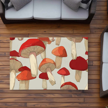 Tapis d'extérieur Crimson Cap Dance | Décoration élégante