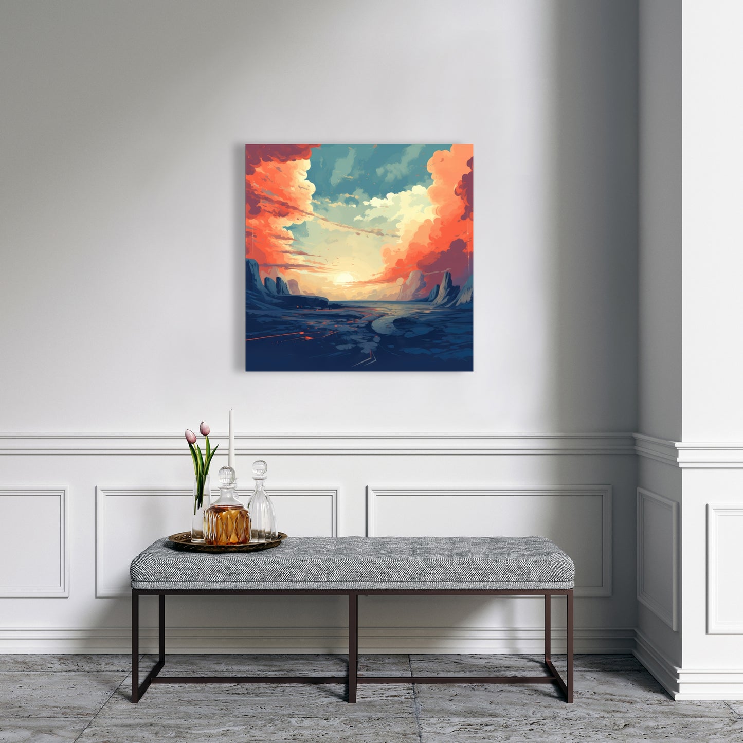 Finally light - 32"x32" Canvas