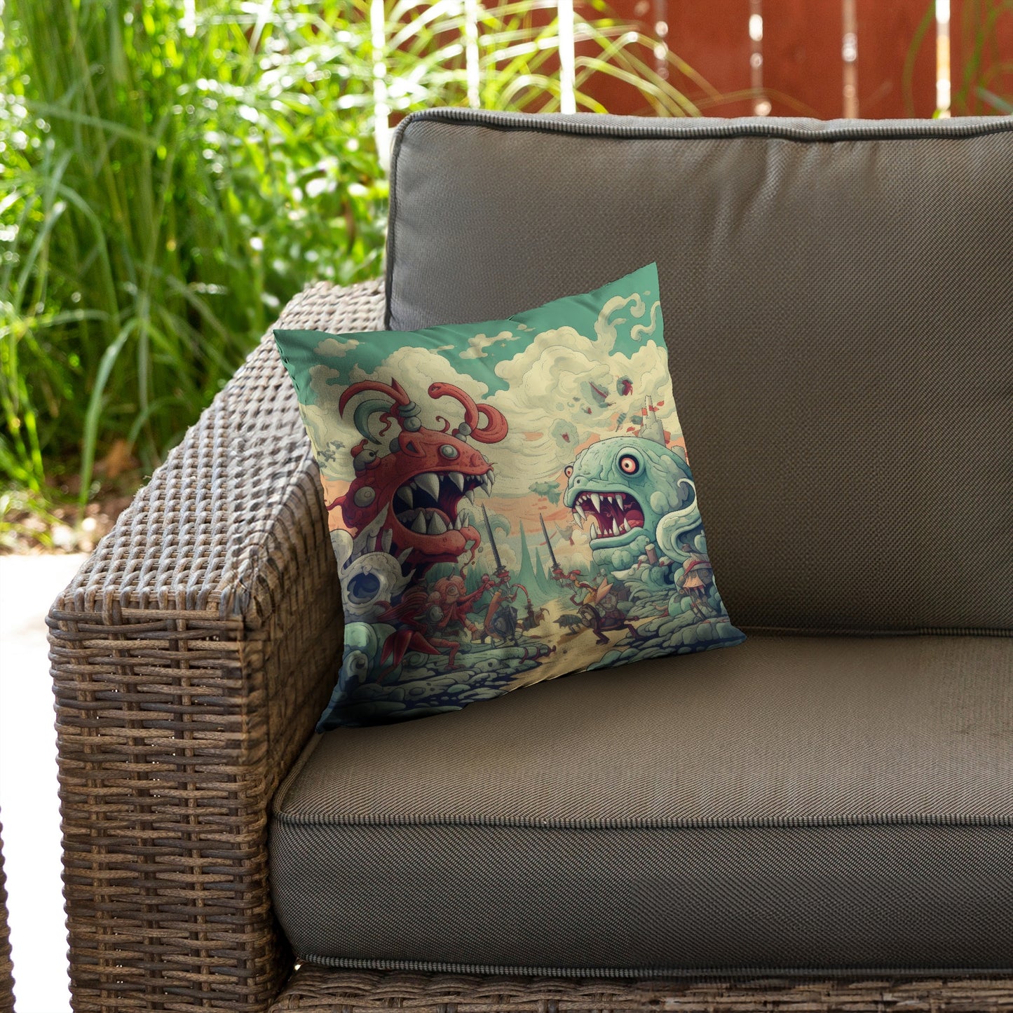 Two titans - Throw Pillow