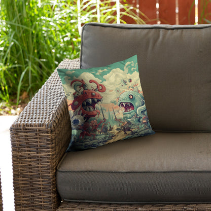 Two titans - Throw Pillow