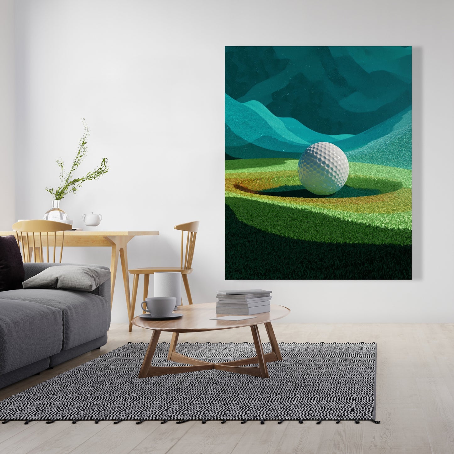 Landing - 32"x32" Canvas