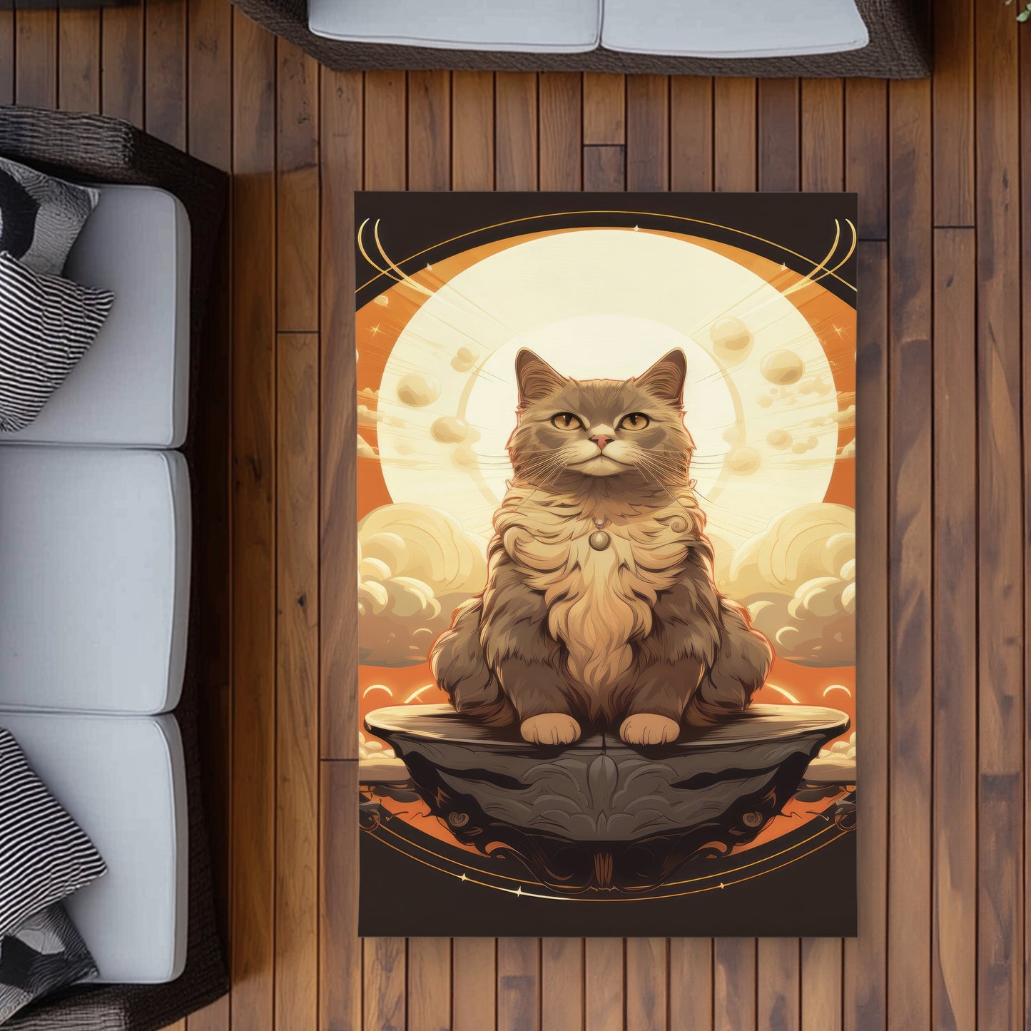 The overlord - White Outdoor Area Rug for Home Decor