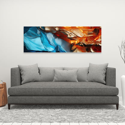 Mineral Contrast - Blue Canvas for Elegant Home Decor