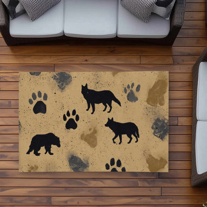 Tapis d'extérieur Wild Tracks Echo | Décoration élégante pour la maison