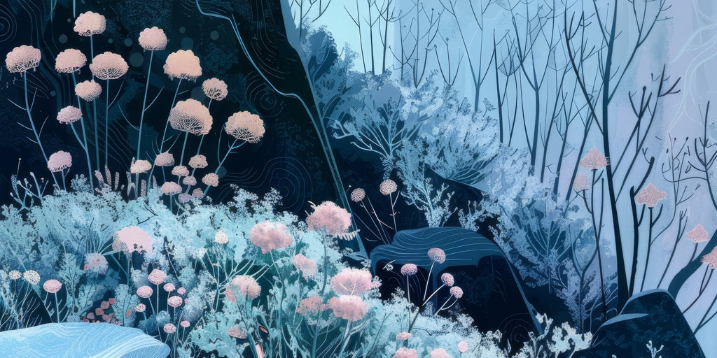 Annual freeze White Desk Mat | Stylish Home Decor Accessory