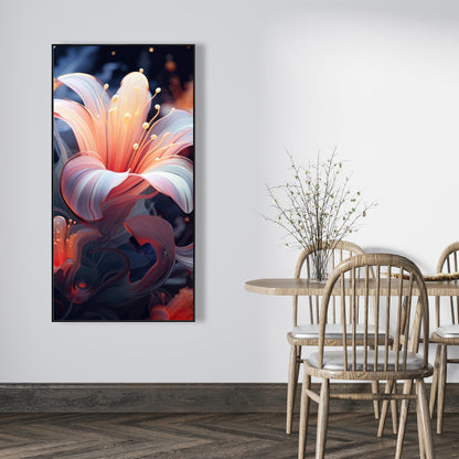 Astral bloom - 36"x36" Framed canvas