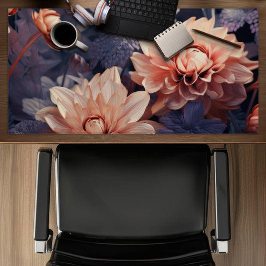 Pink and purple - Desk Mat