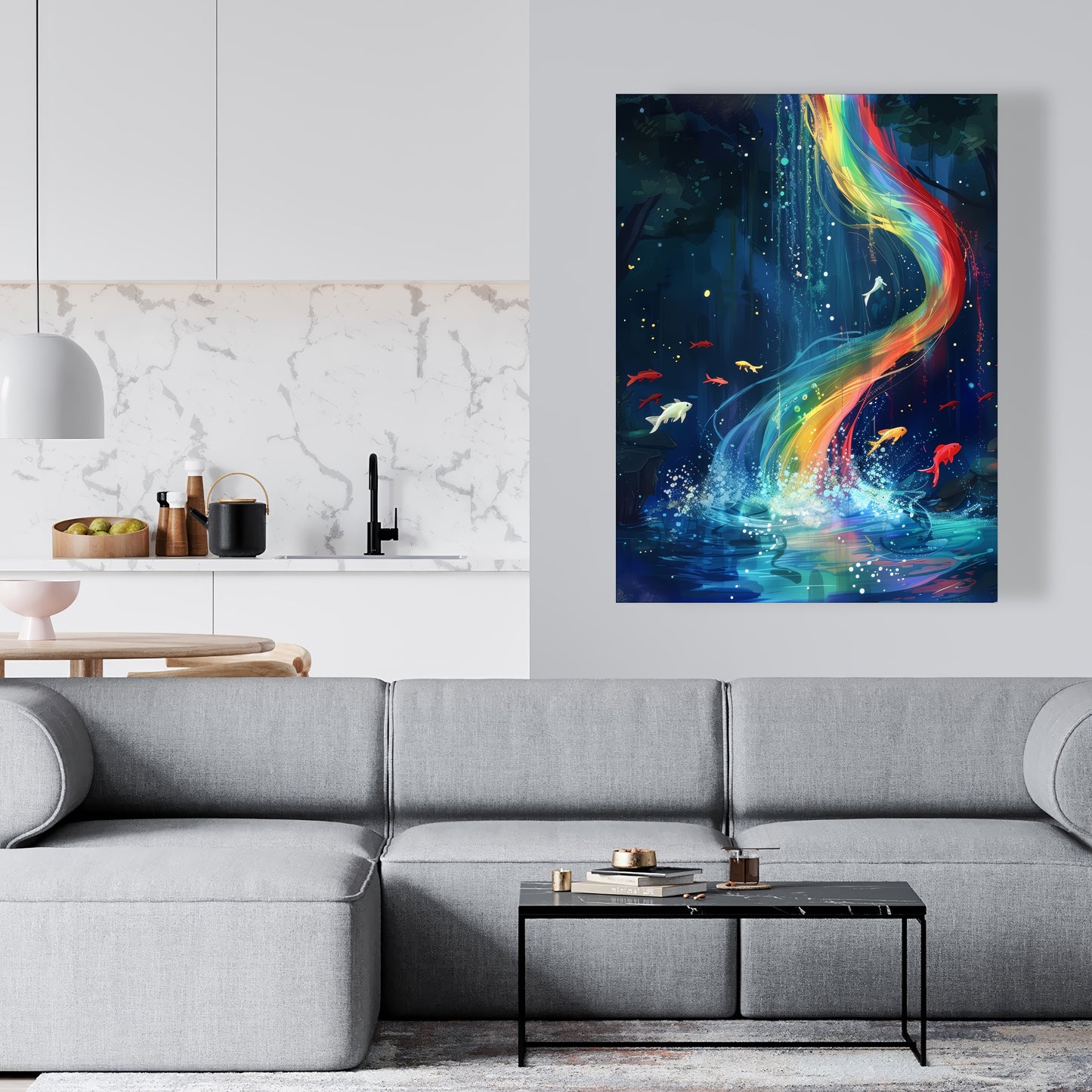 Swirl - 32"x32" Canvas