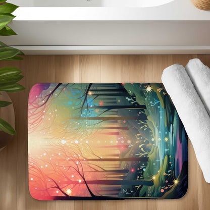 Magical Forest Bath Mat | Cozy Home Decor for Your Bathroom