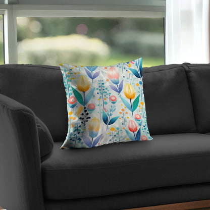 Calming Scents Orange Poly Twill Throw Pillow - Home Decor Insert