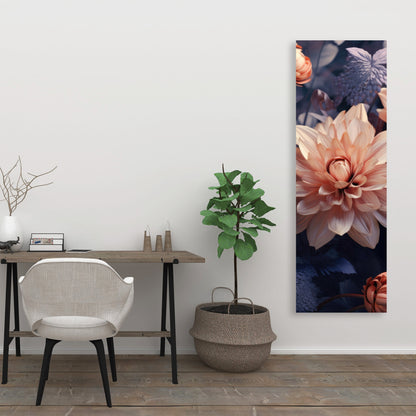 Pink and Purple Coral Canvas | Home Decor Accent Art