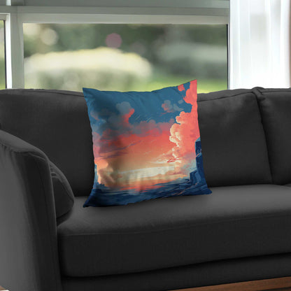 Coussin décoratif en sergé de polyester - Décoration élégante pour la maison