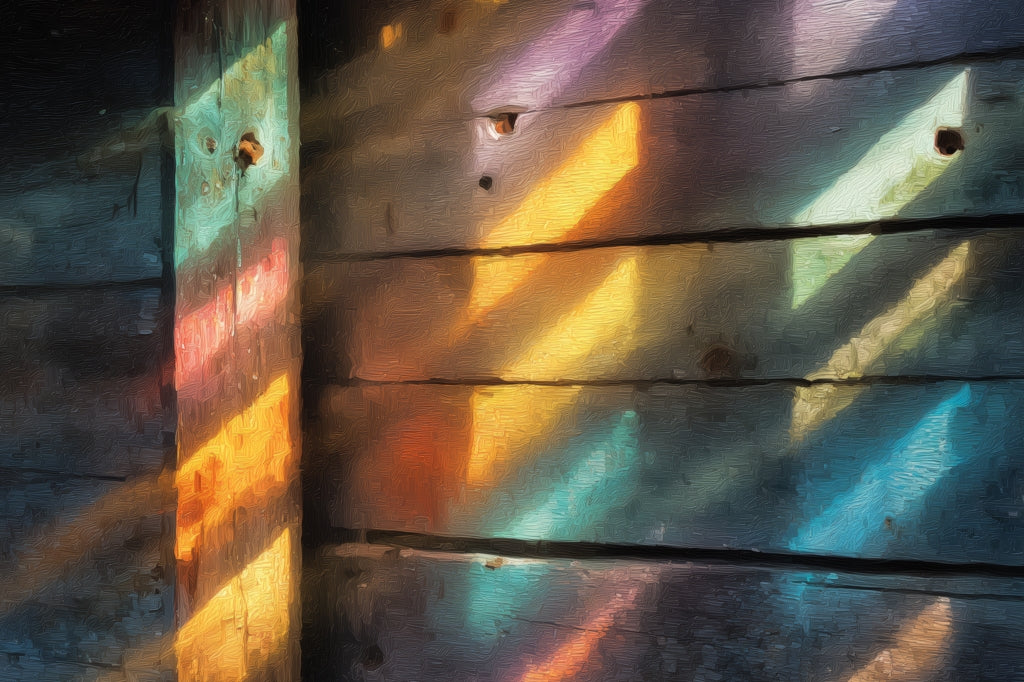 Tapis d'extérieur marron Rainbow Glint pour la décoration intérieure
