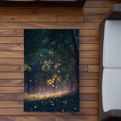 Tapis d'extérieur Glowing Leaves | Accessoire de décoration intérieure élégant