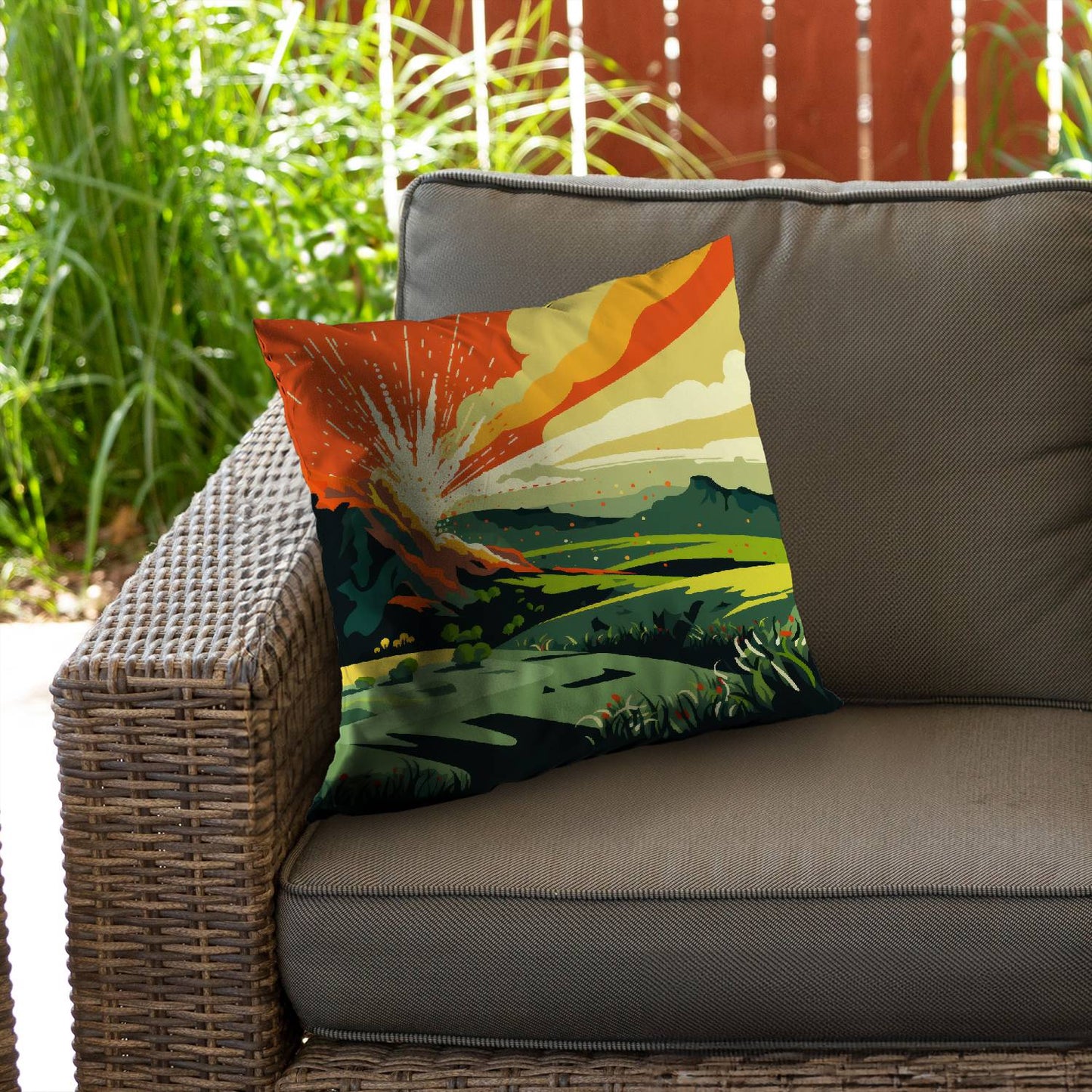 It's happening - Throw pillow - Print on demand