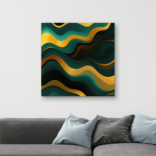 Golden harmony - 32"x32" Canvas