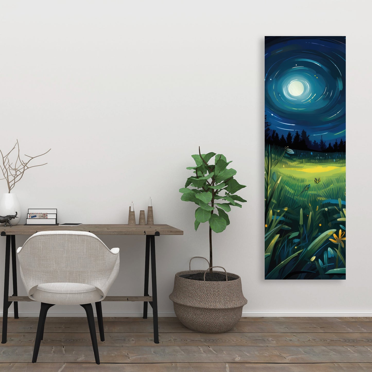 Between grass blades - 32"x32" Canvas