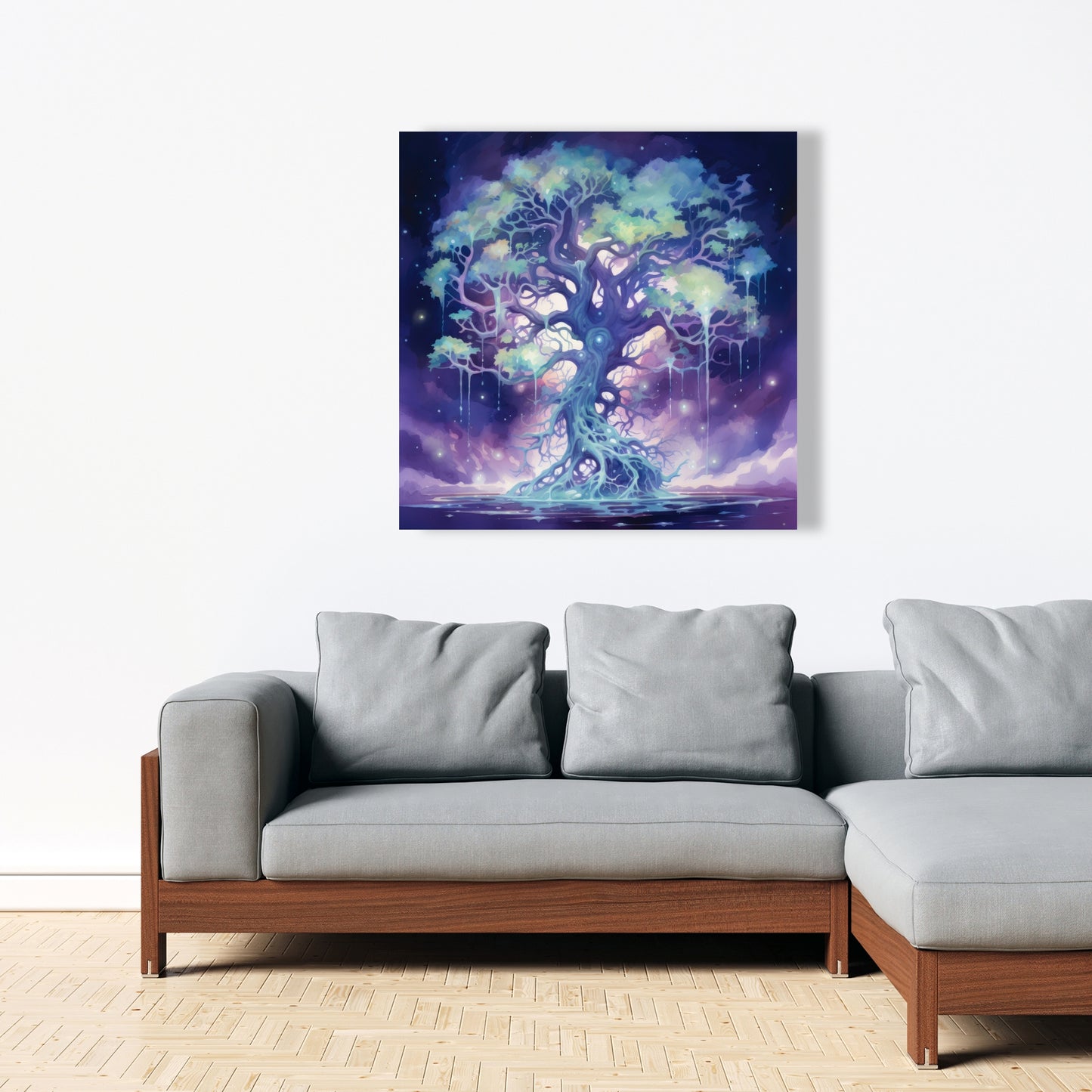 Surreal sap - White canvas for elegant home decor accents