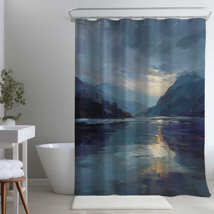 Rideau de douche gris foncé pour un style élégant et raffiné