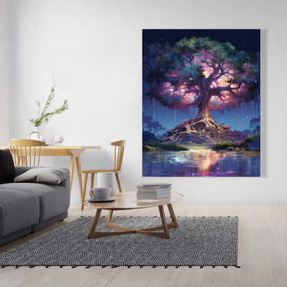 The Power of Nature - Blue Canvas Wall Art for Home Decor